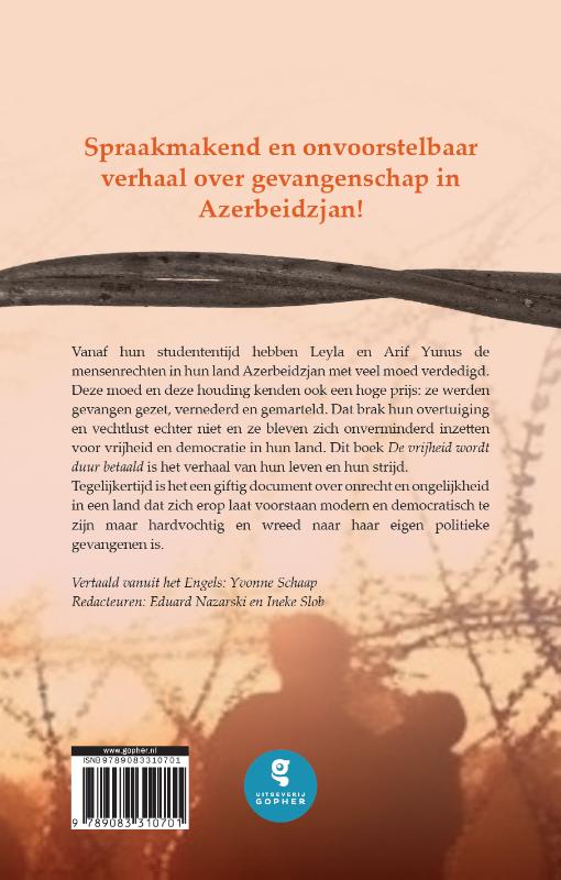 Achterkant van De vrijheid wordt duur betaald