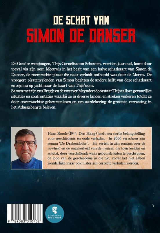 Achterkant van De schat van Simon de danser