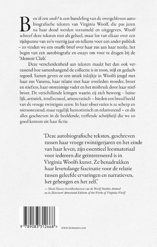 Achterkant van Ben ik een snob?