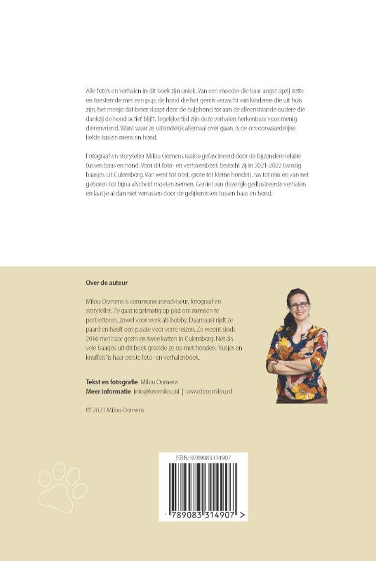 Achterkant van Kusjes & knuffels