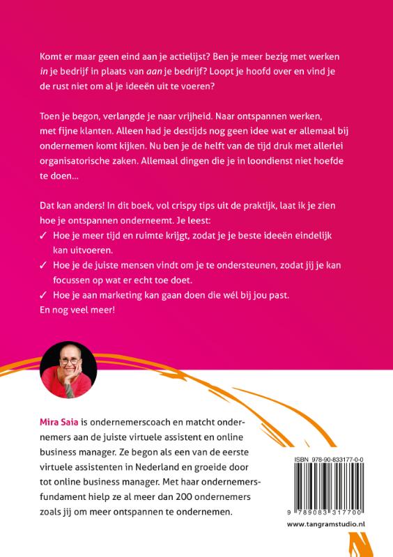 Achterkant van De ontspannen ondernemer