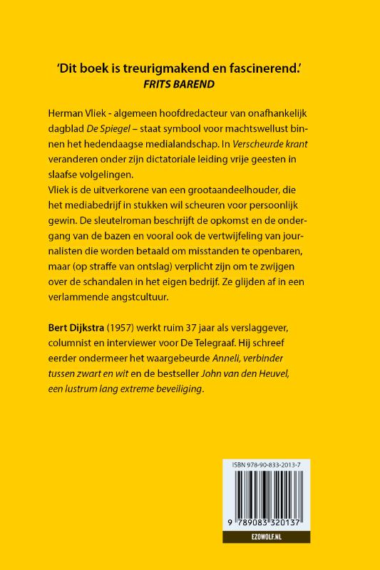 Achterkant van Verscheurde krant