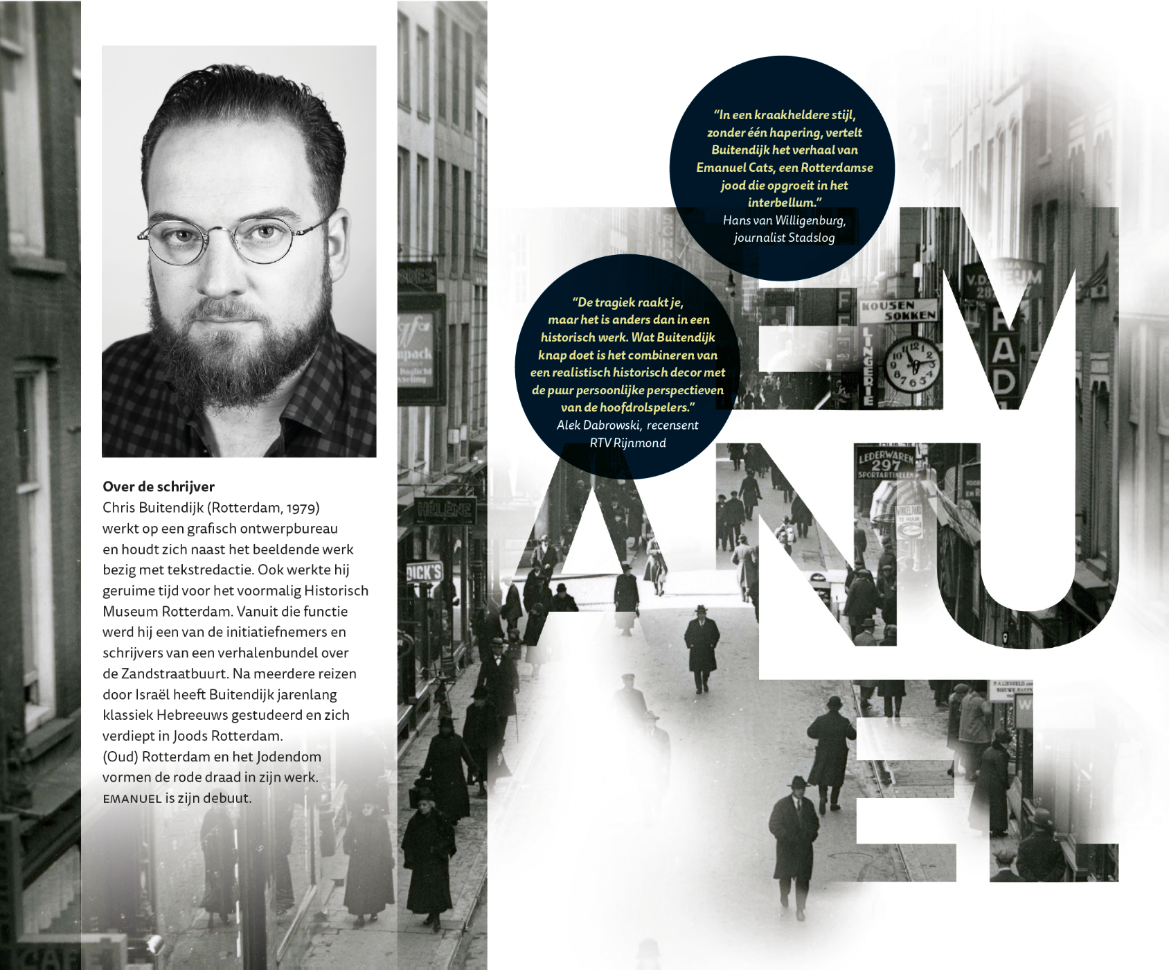 Achterkant van Emanuel