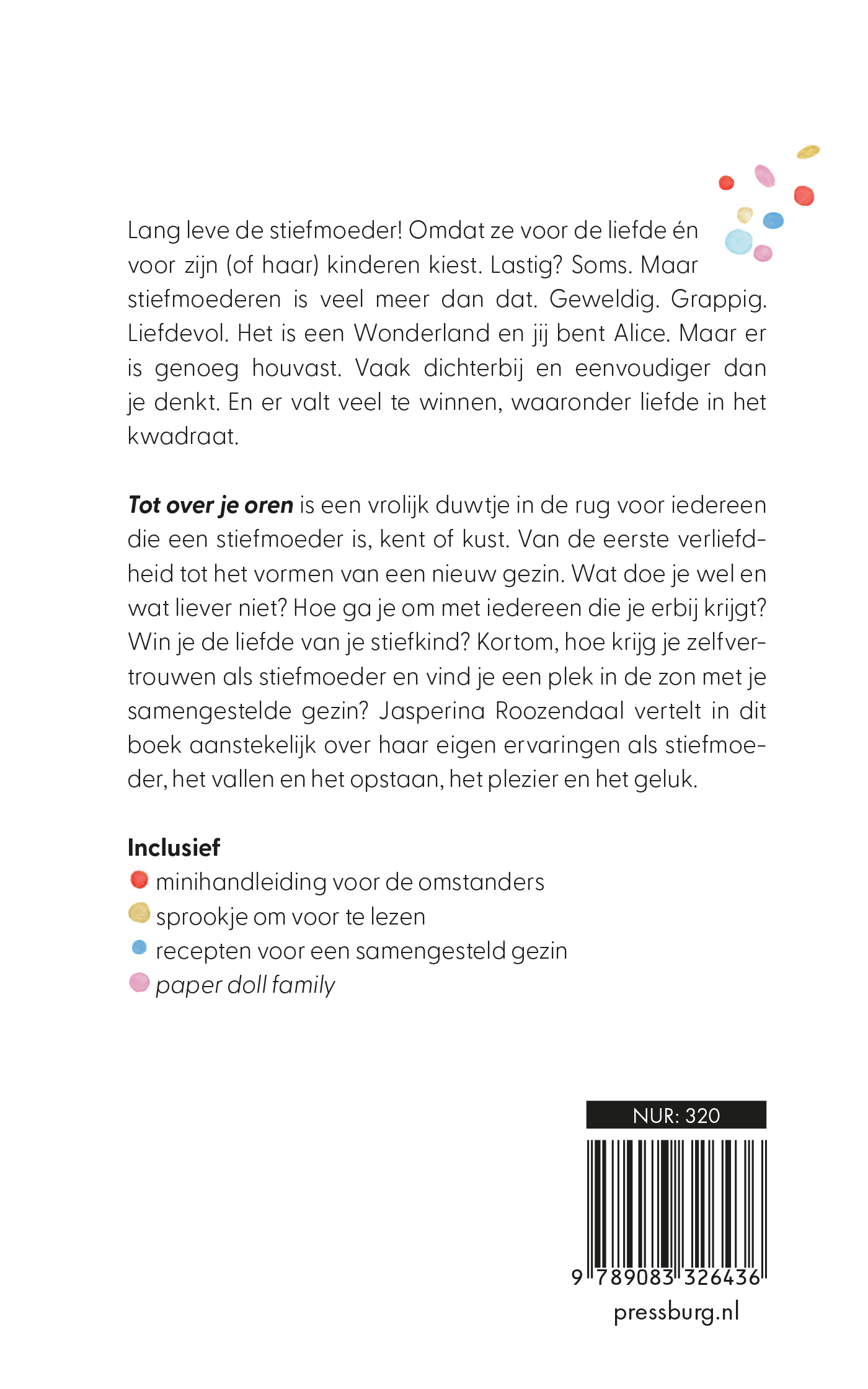 Achterkant van Tot over je oren
