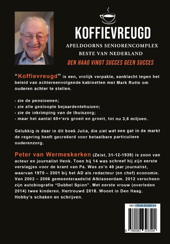 Achterkant van 'Koffievreugd'