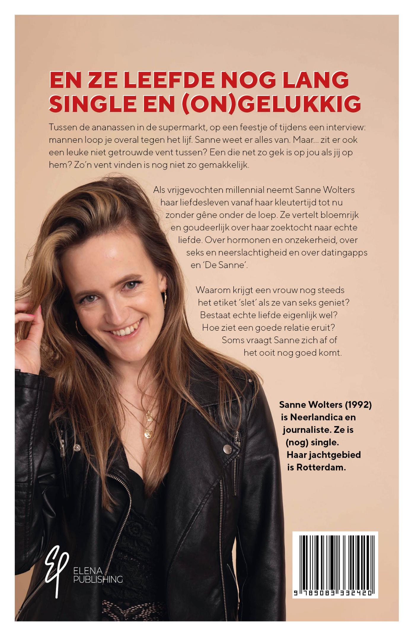 Achterkant van Sanne en de mannen