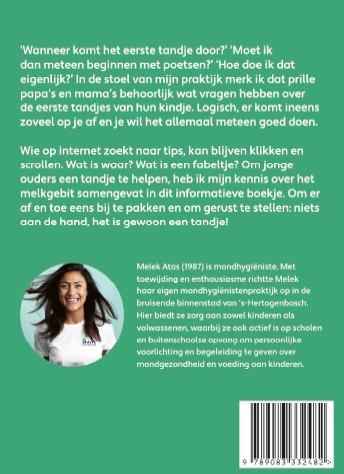 Achterkant van Help, mijn kind krijgt tandjes