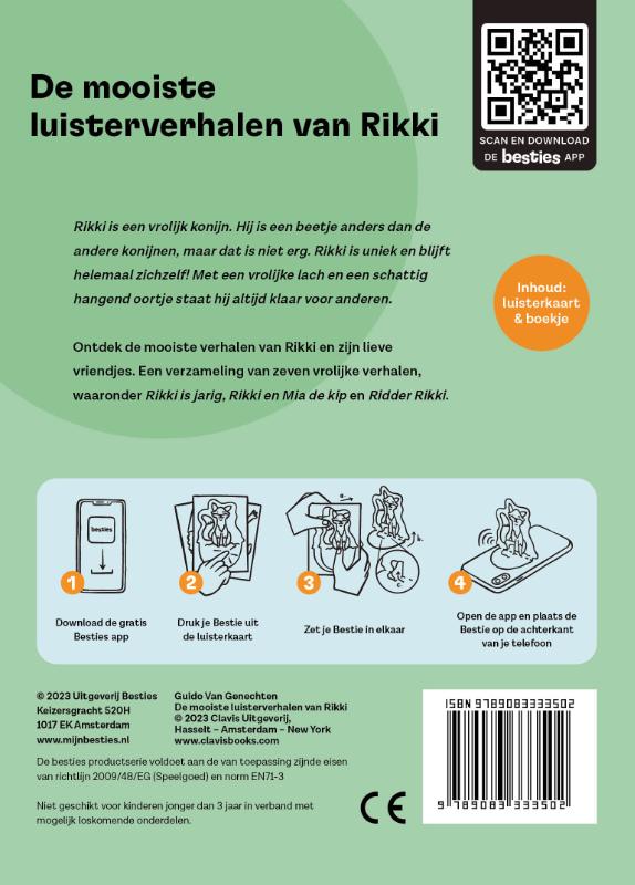 Achterkant van De mooiste luisterverhalen van Rikki