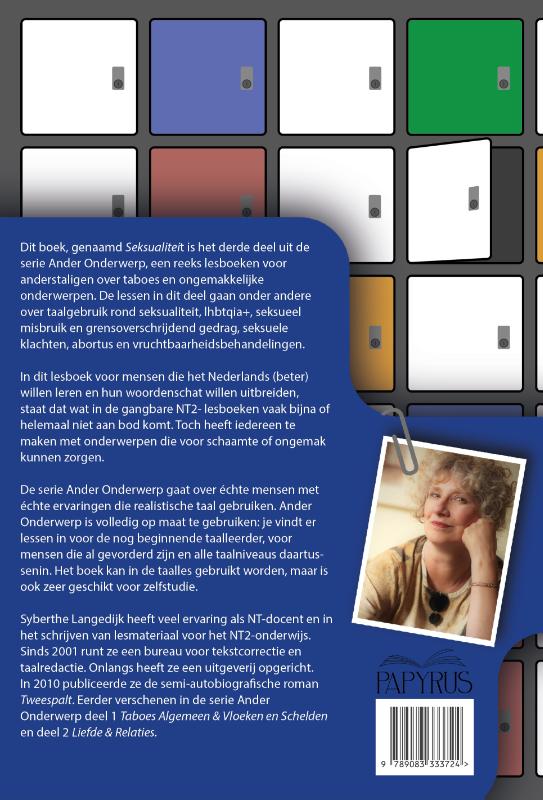 Achterkant van 3 Seksualiteit