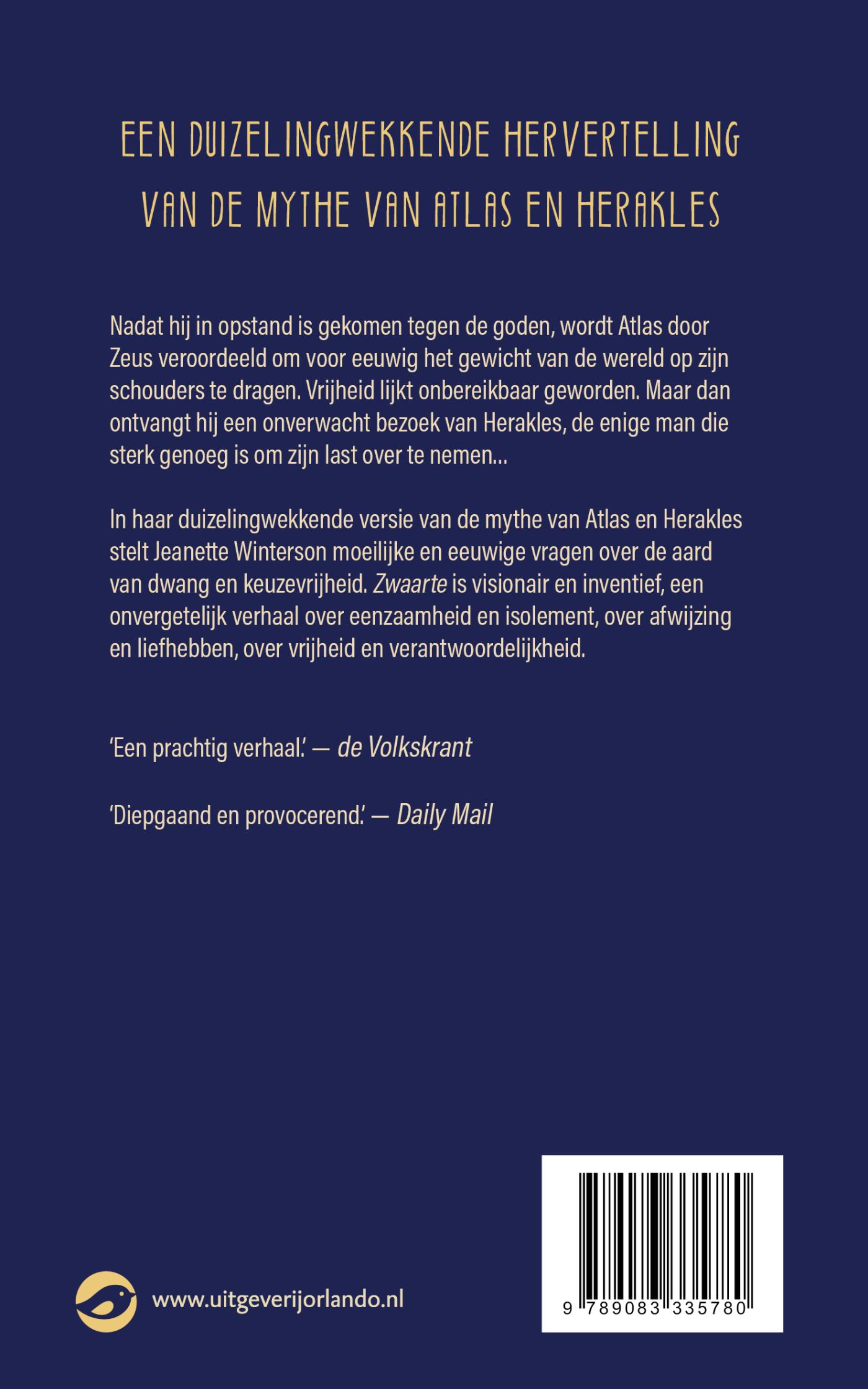 Achterkant van Zwaarte