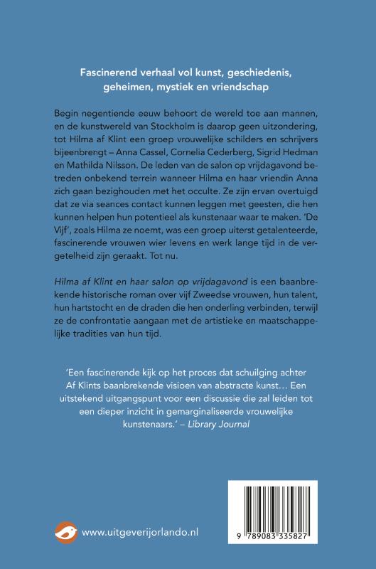 Achterkant van Hilma af Klint en haar salon op vrijdagavond
