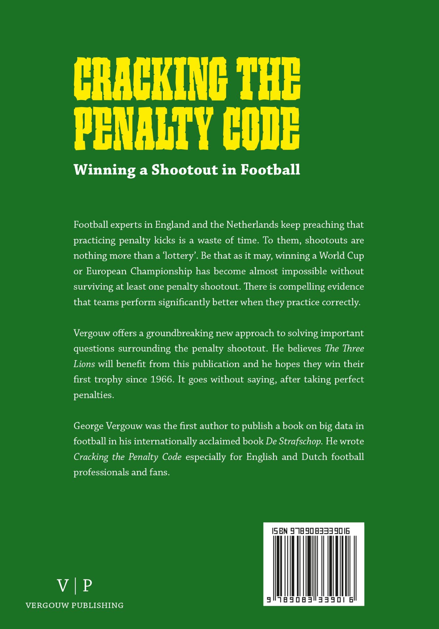 Achterkant van Cracking the Penalty Code