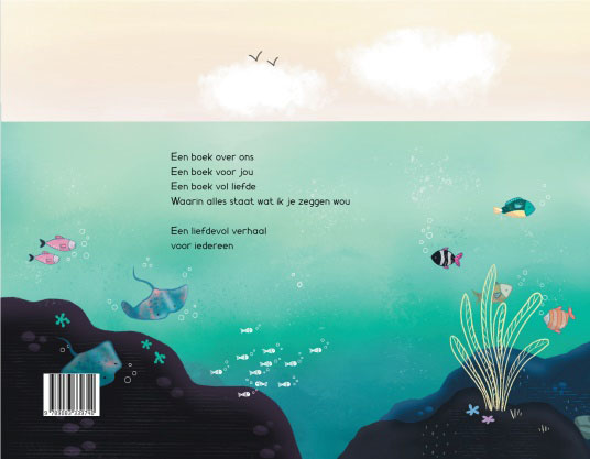 Achterkant van Mijn liefde voor jou