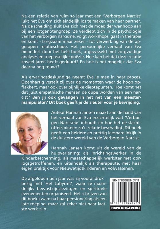 Achterkant van Uit de schaduw van de ander