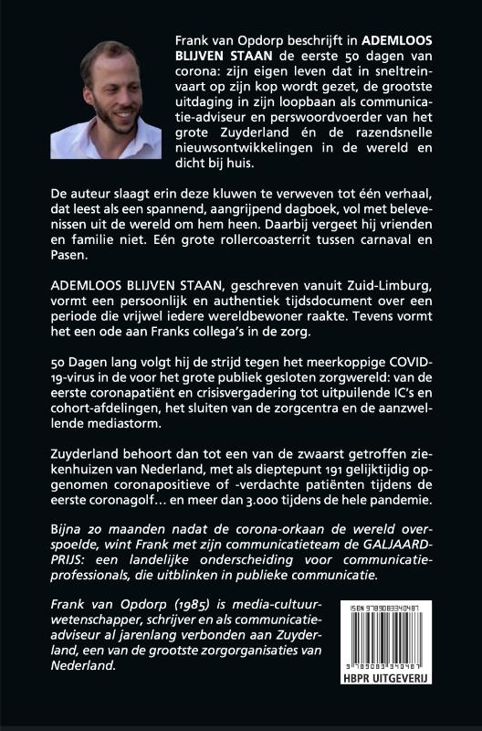 Achterkant van Ademloos blijven staan