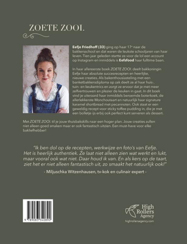 Achterkant van Zoete Zooi.