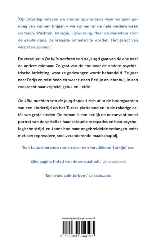Achterkant van De kille nachten van de jeugd