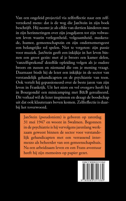 Achterkant van My way tussen Peel en Maas