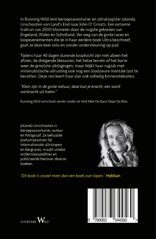 Achterkant van Running Wild