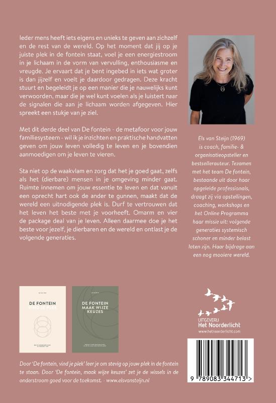 Achterkant van De fontein, vier je leven