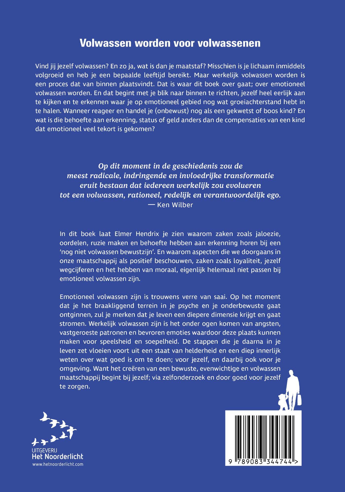 Achterkant van Volwassen worden voor volwassenen