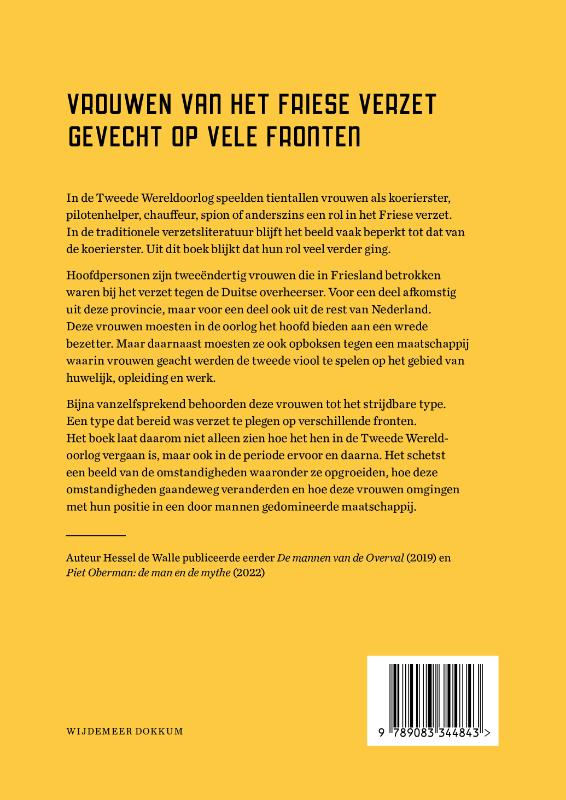 Achterkant van Vrouwen van het Friese verzet