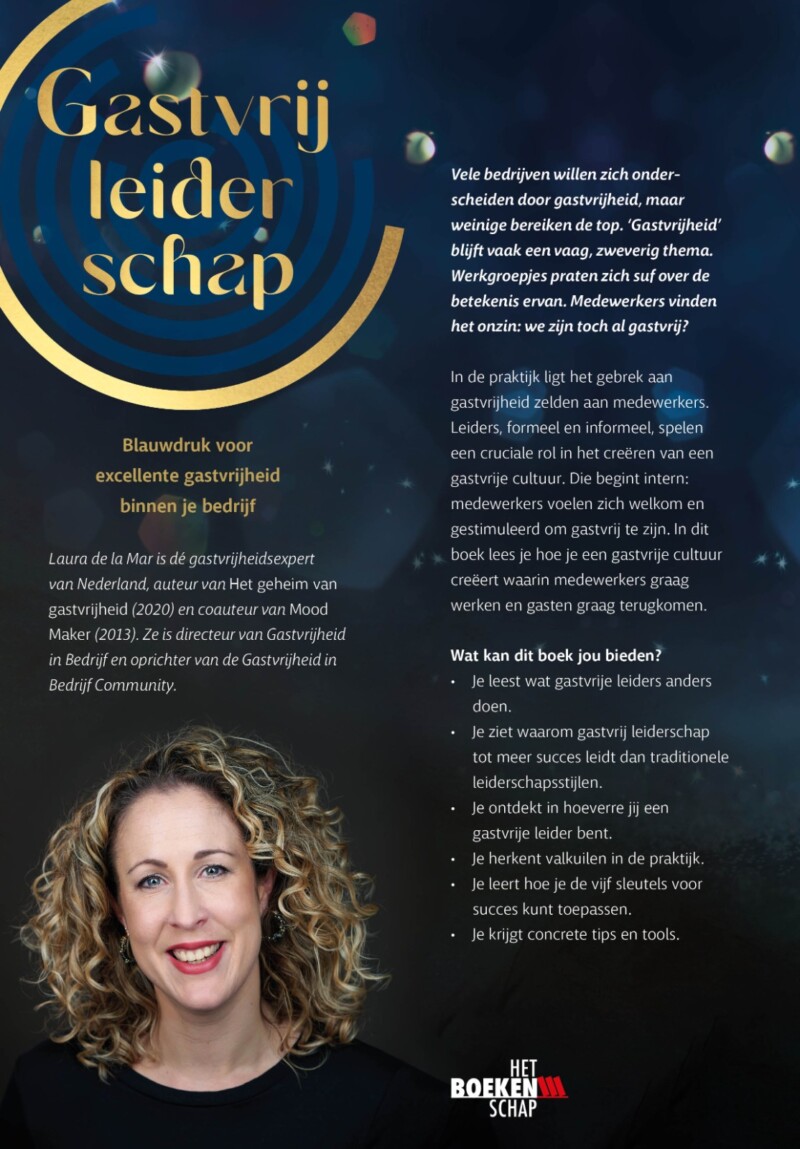 Achterkant van Gastvrij leiderschap