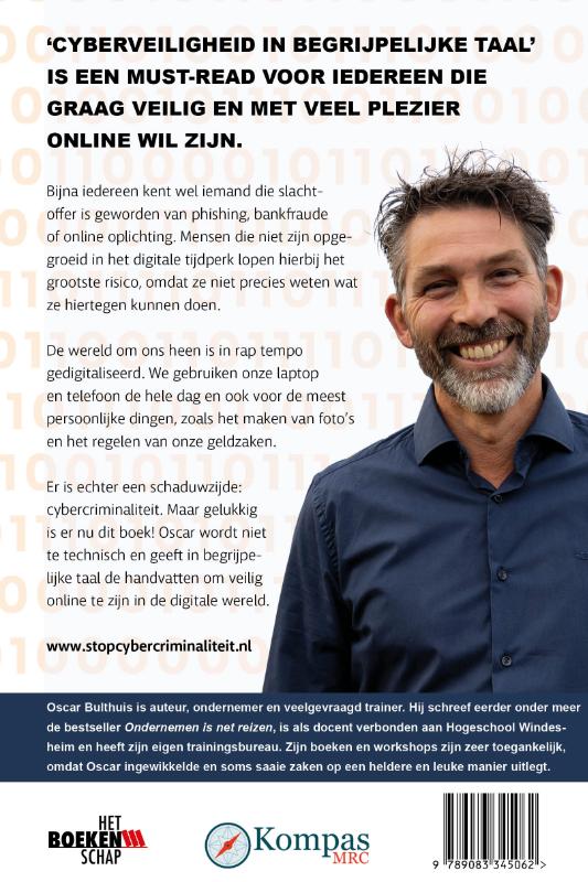 Achterkant van Cyberveiligheid in begrijpelijke taal