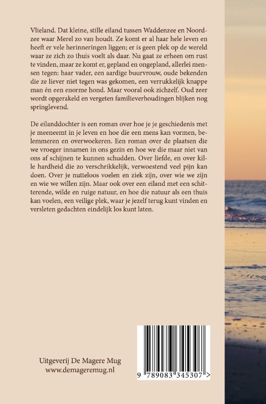 Achterkant van De eilanddochter