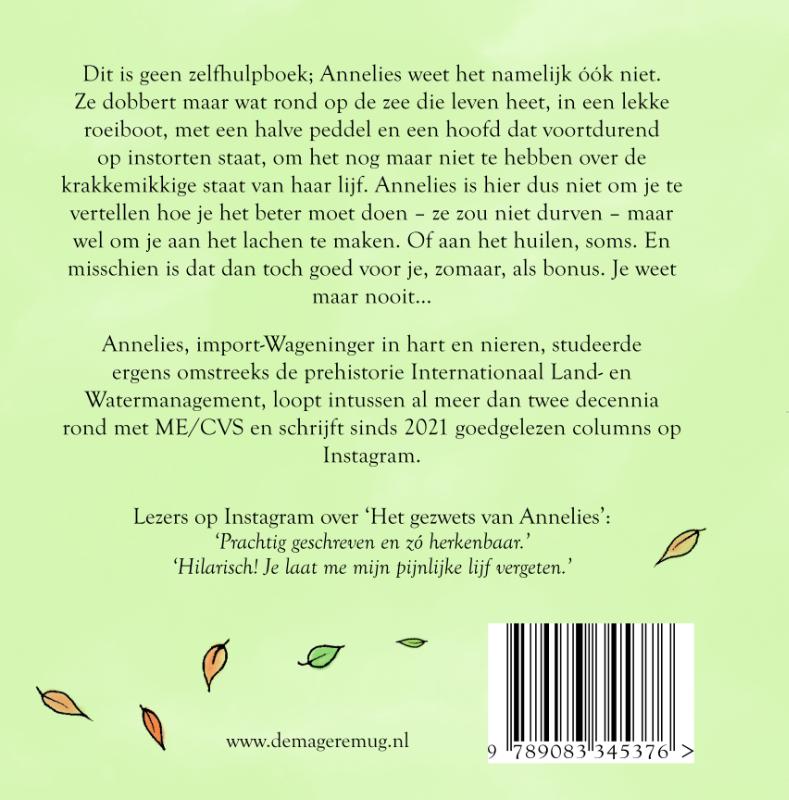 Achterkant van Ziek, zwak en prikkelig