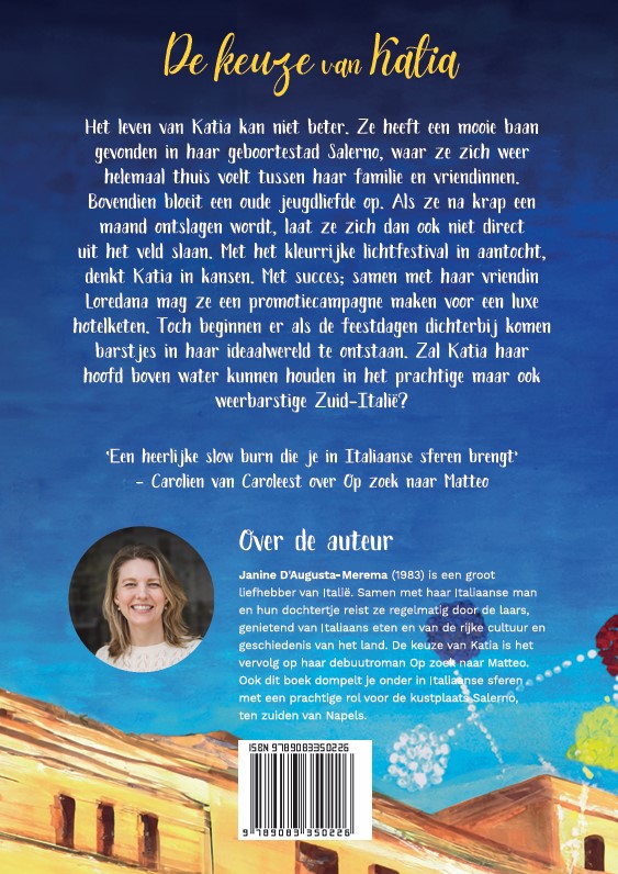 Achterkant van De keuze van Katia