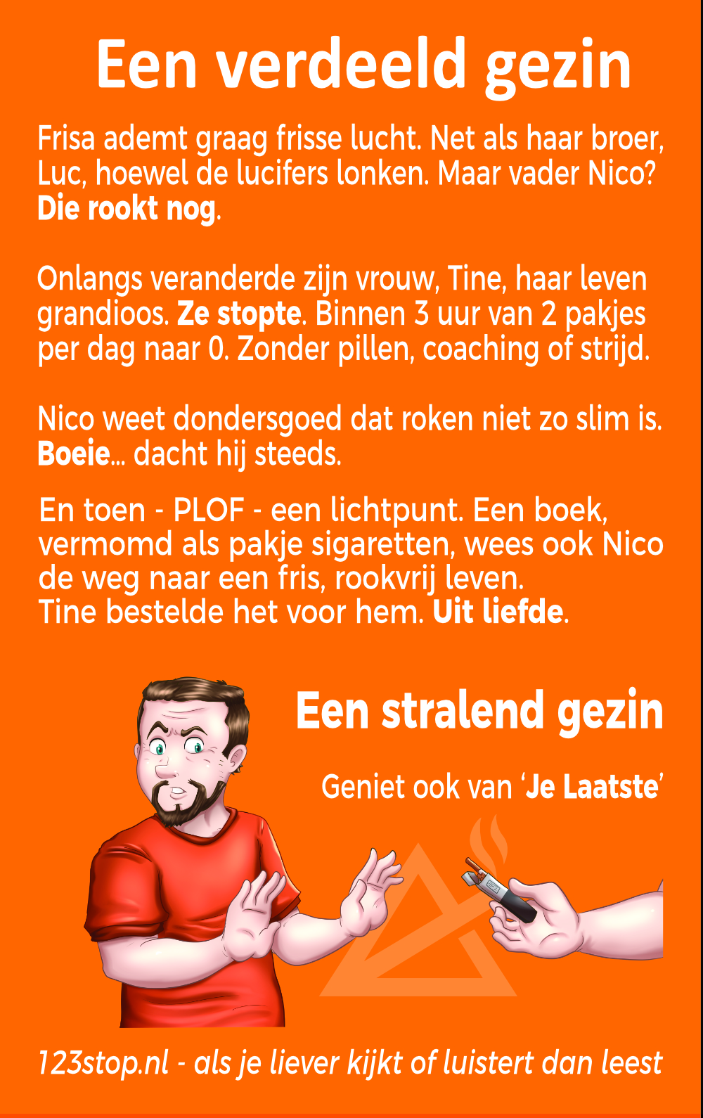 Achterkant van Je laatste