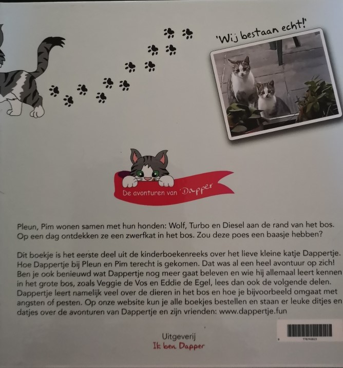 Achterkant van Ik ben Dapper