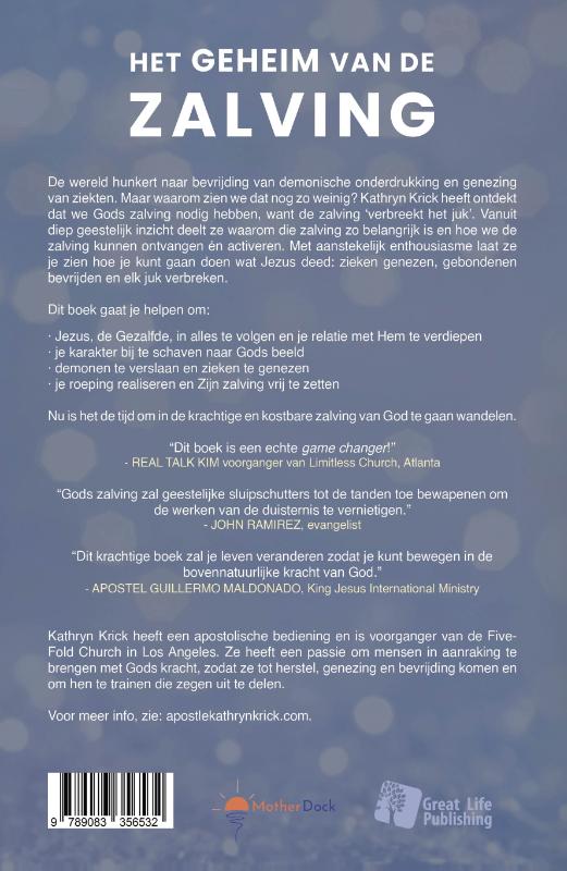 Achterkant van Het geheim van de zalving