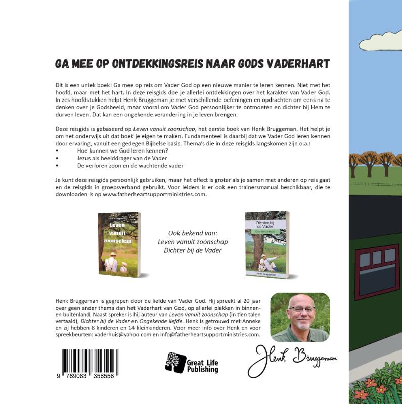 Achterkant van Op reis naar het vaderhart van God