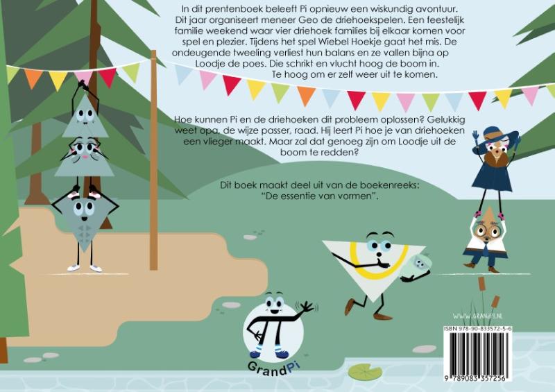 Achterkant van Pi en de driehoekspelen