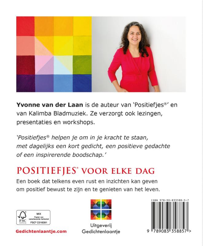 Achterkant van Positiefjes voor elke dag