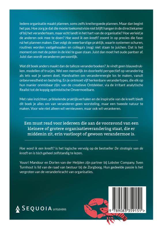 Achterkant van Hoe word ik een kreeft?