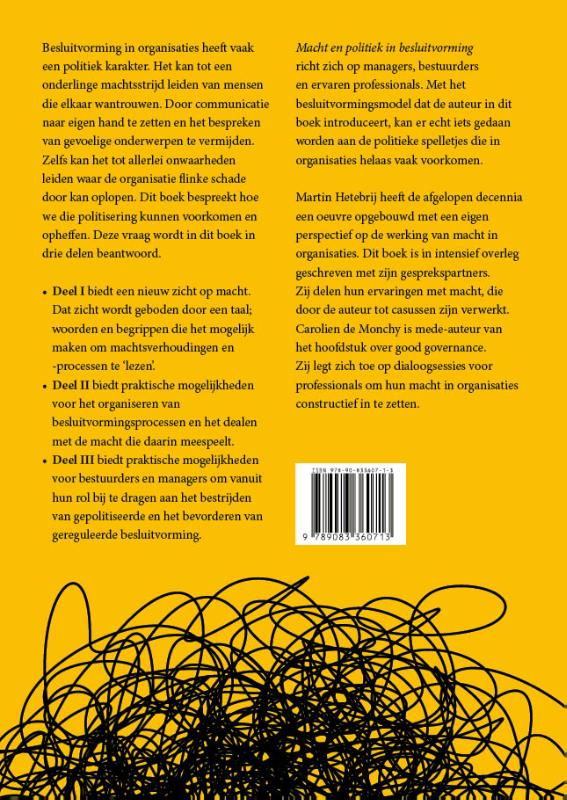 Achterkant van Macht en politiek in besluitvorming