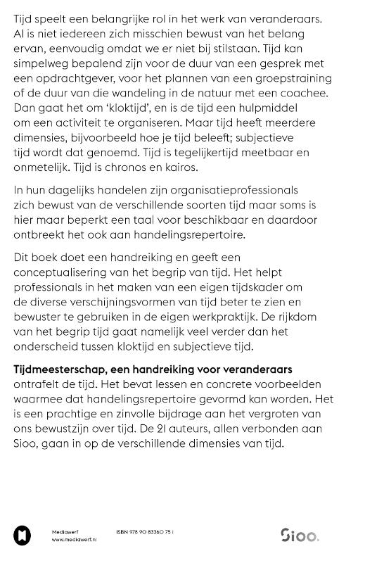 Achterkant van Tijdmeesterschap