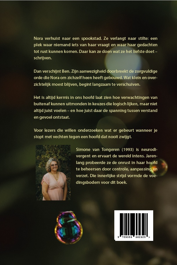 Achterkant van Het is altijd kermis in ons hoofd