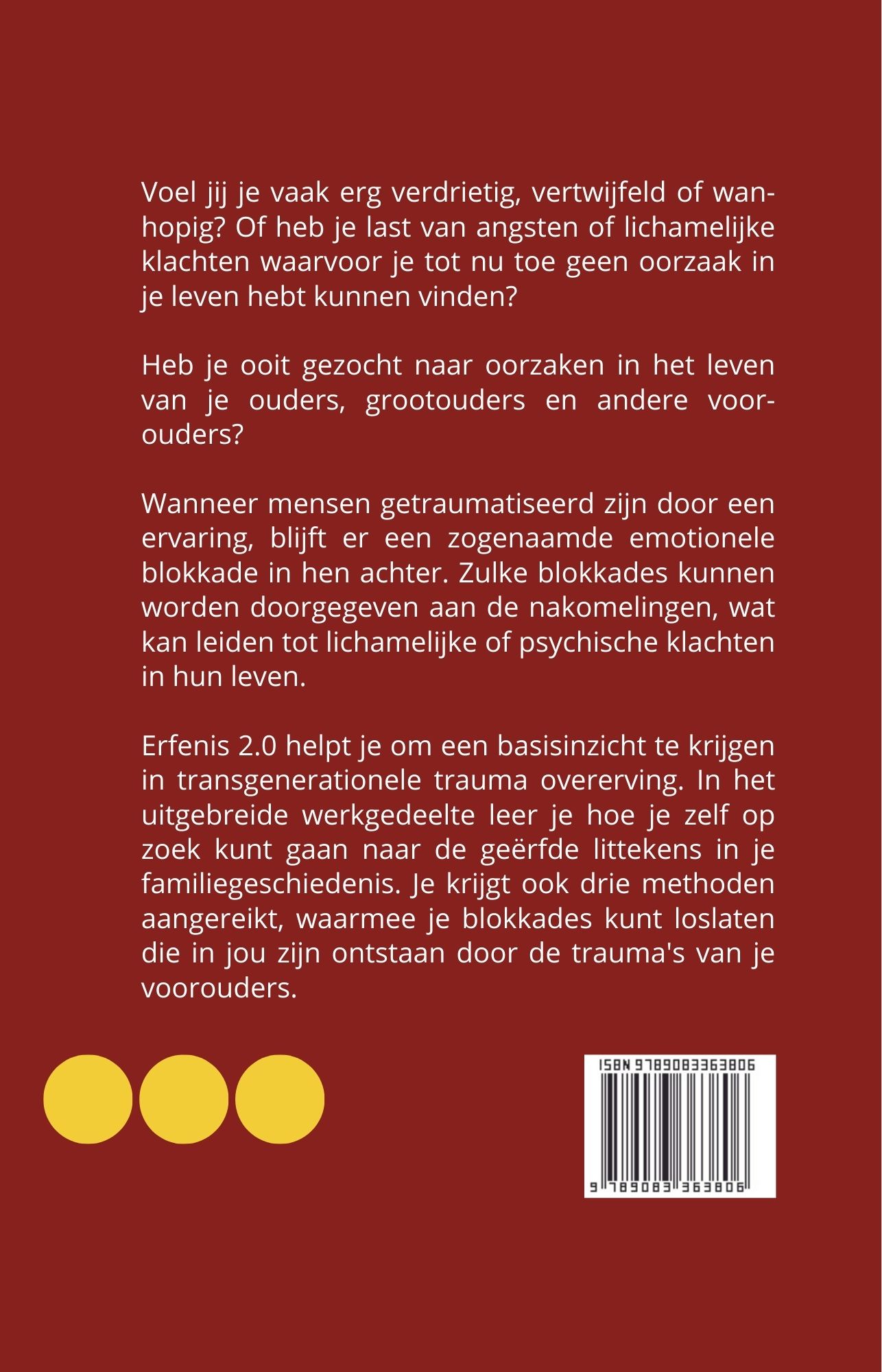 Achterkant van Erfenis 2.0 - De geheime nalatenschap van mijn voorouders