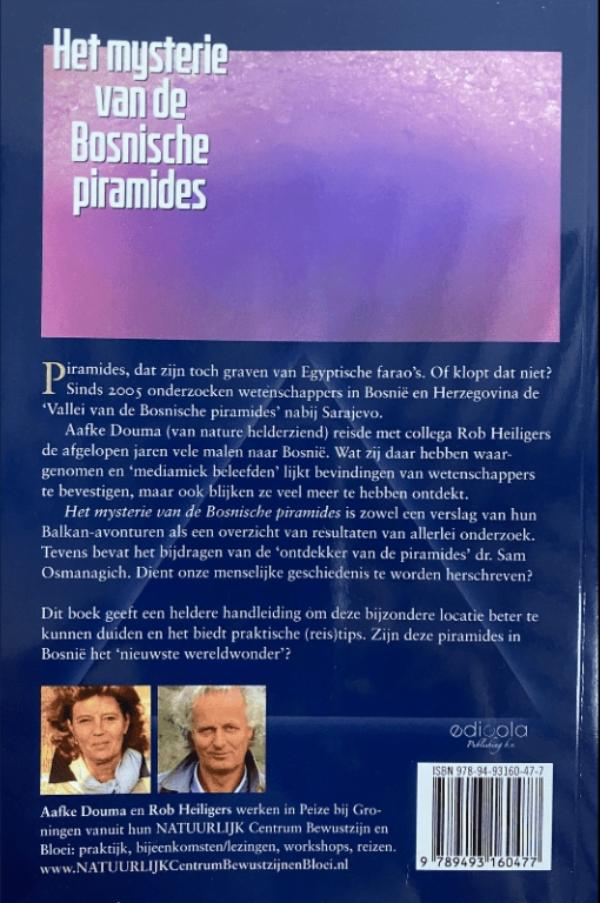 Achterkant van Het mysterie van de Bosnische piramides