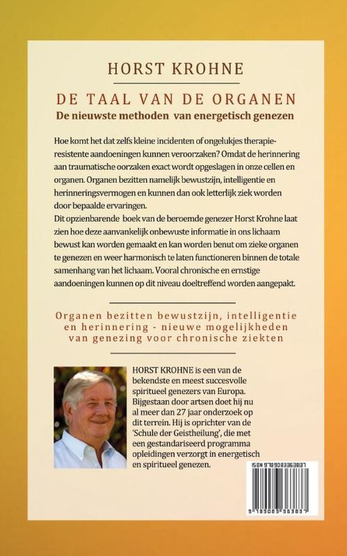 Achterkant van De taal van de organen