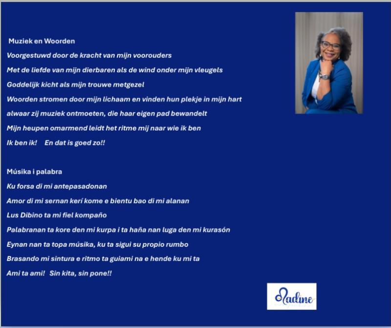 Achterkant van Dushi Leef!
