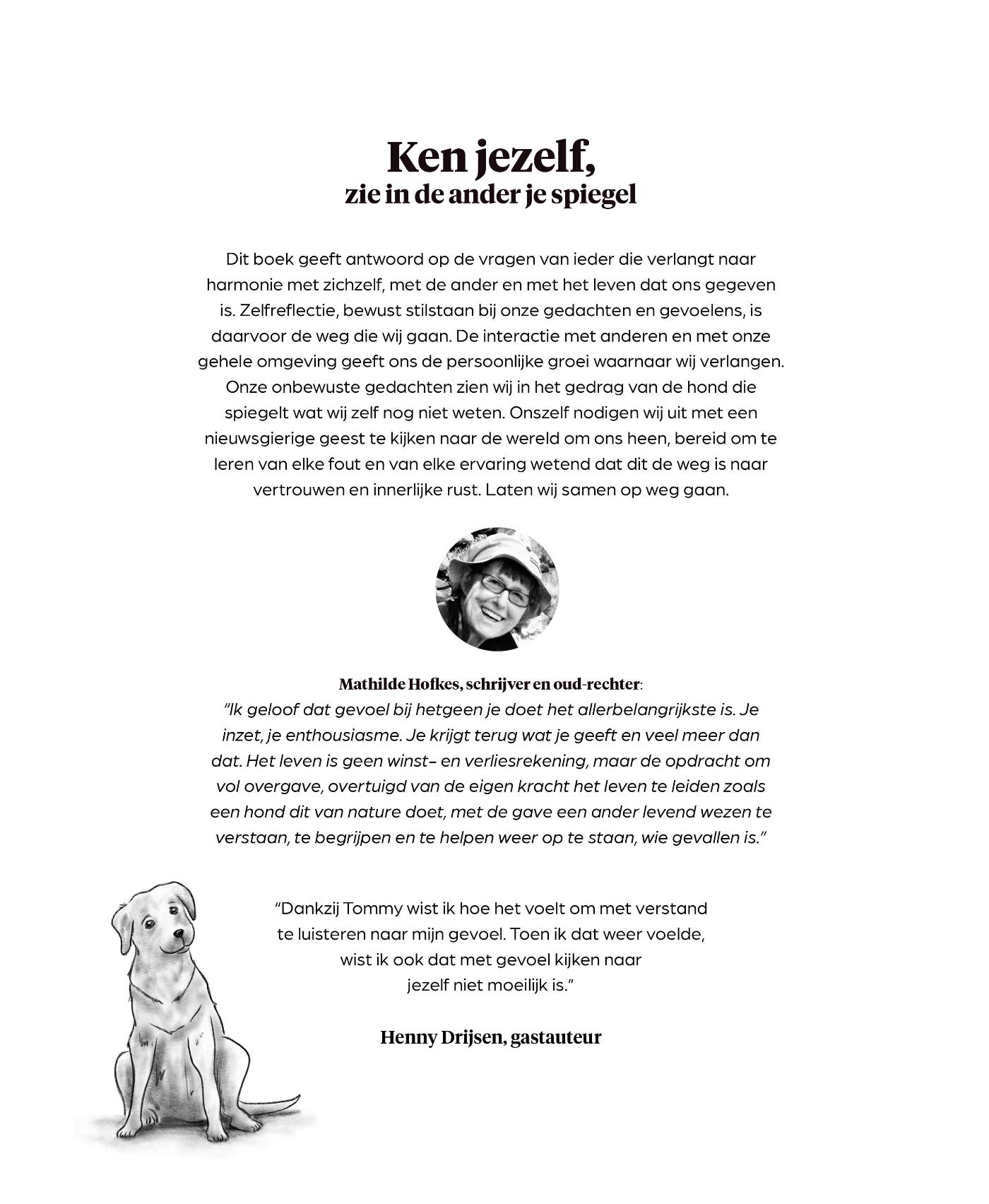 Achterkant van Ken jezelf, zie in de ander je spiegel