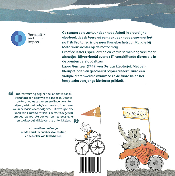 Achterkant van Het 111 dieren abc