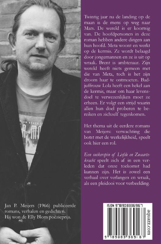 Achterkant van Een suikerspin of liefde en zwaartekracht