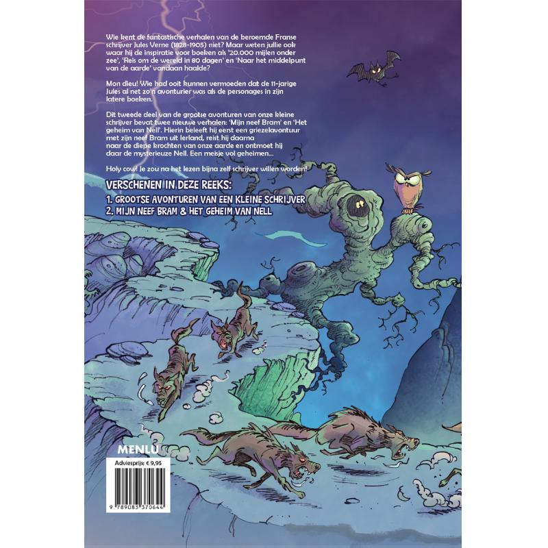 Achterkant van Jules Verne