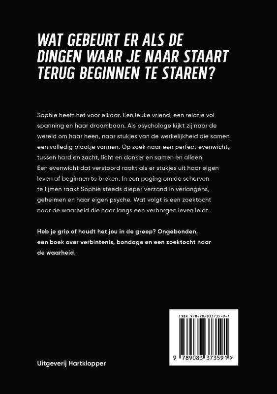 Achterkant van Ongebonden